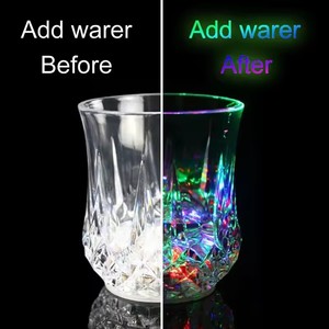 Luminous <b>LED</b> Flashing Glowing Drinking Cup Water Liquid Activated <b>Light</b> up Wine Glass Cup Mug Festival Party <b>Bar</b> Home Decor - Product Image 4