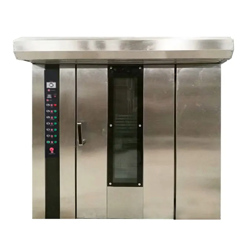 Automatic Stainless Steel Bakery Rotary Oven Machine Bread Pizza Baking Oven Rotary Oven For Bakery