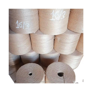 Hilo de yute texturizado con variaciones naturales para cojines artesanales, arte mural y textiles de decoración para el hogar de boutique. - Product Image 1