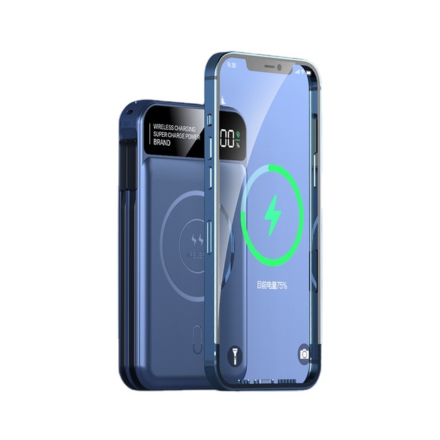 Latest Arrival Power Bank 10000mAh 22.5w Max Magnetic Wireless Fast Charging 15w for Iphone12/13