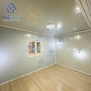 บ้านสำเร็จรูป HESHI โมเดิร์นทรงสี่เหลี่ยมผืนผ้า สีเทาภายนอก ขนาด 20 ฟุต แบบขยายได้ - Product Image 4
