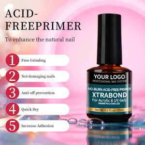 15Ml secado rápido sin ácido a granel al por mayor Gel Nails <span class=keywords><strong>Prep</strong></span> Topcoat Nail Primer y deshidratador para acrílico - Product Image 5