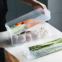 Boîte de conservation alimentaire transparente A2901 pour réfrigérateur, multicouche, en aluminium, pour une conservation optimale