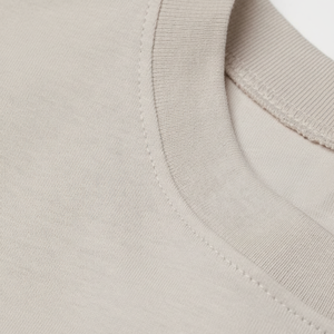 Camiseta de algodón 210 con cuello redondo para hombre, ropa personalizada de 100% g con cuello redondo, LOGO de algodón, camiseta de corte ancho en blanco - Product Image 1