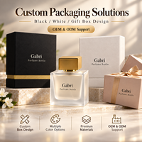 Flacon vaporisateur de parfum vide 100 ml OEM couleur noir, flacon de parfum en verre 30 ml, flacon de parfum en verre de luxe 50 ml, flacon de parfum en verre de haute qualité