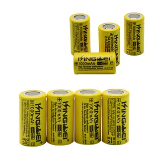 kingwei Free sample 18350 3.7v 1000mah rechargeable li-ion battery