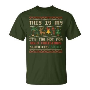 Questa è la mia maglietta natalizia in Hawaii, con Babbo Natale, per il Natale di luglio. - Product Image 1