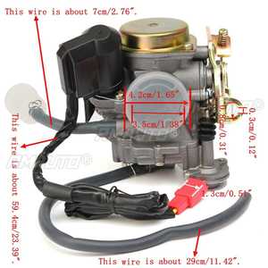 Carburador para Motor de 4 Tiempos 49cc 50cc 80cc 139QMB GY6 Roketa Scooter ATV Motocicleta TAOTAO - Product Image 4