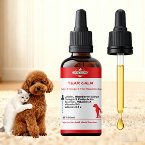 אורגני בטוח לחיות מחמד תוספת לוטין אוכמניות תמצית דמעה כתם להסיר טיפת נוזל עבור כלב עיניים חתול & בריאות חיסונית - Product Image 2