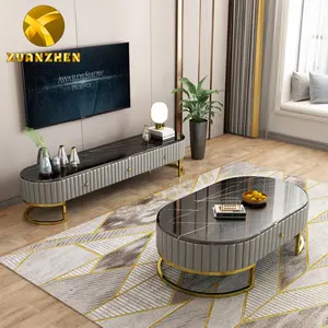 Oturma odası ahşap lüks son tasarım ahşap Modern Tv standı ile üç çekmeceli satılık