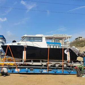 <span class=keywords><strong>Bateau</strong></span> de pêche rapide à deux coques en aluminium de 8,8 m pour la famille, avec salle de repos et toilettes - Product Image 1