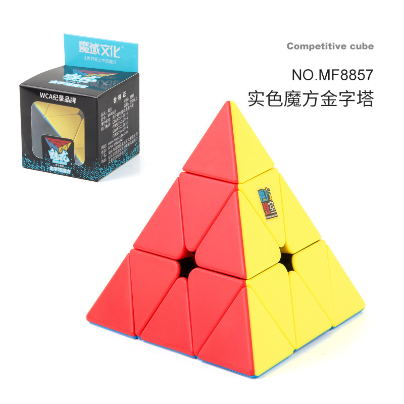 Mf8857 solid-color pyraminx cube-81g