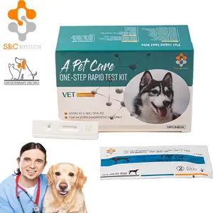 CHW/ANA/LYM/EHR Lyme, Anaplasma, Heartworm, Erlichia Canis Kit Uji Cepat Hewan Peliharaan