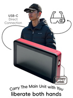 Scanner vétérinaire ECI-X5V d'ultrason de Doppler VR de couleur avec la sonde rectale de LNA64/6.5MHz imperméable IPX6 8.0 pouces d'écran tactile