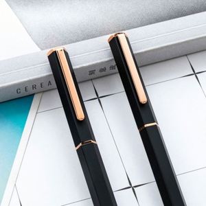 New 1.0Mm Custom Logo Hexagonal Barrel Signature Premium Business Metal Ballpoint Hotel Corporate Advertising Gift <b>Pen</b> - Product Image 2