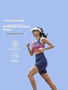 Rompi Wanita Tanpa Lengan untuk Musim Panas, Cepat Kering, Menyerap Keringat, Bahan Karet Bernapas untuk Atasan Aktif saat Lari Maraton - Product Image 6