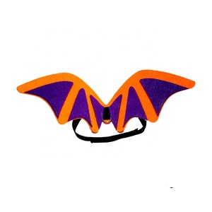 JC Brand Fun Eco-Friendly Nonwoven Pet Costume Accessories Customized Color Summer Winter Spring New Halloween Bat Wings <b>Bow</b> <b>Tie</b> - Product Image 1