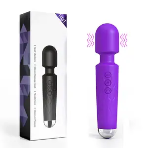 Goedkope Av Wand Vibrator Clitoral G Spot Massager 20 Modi 8 Snelheden Vrouwelijke Masturbatie Vrouwen Vibrator Seksspeeltje Voor Vrouwen Paar