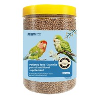 Pakan Burung Beo Muda Little Sun Tiger Skin Shell-less Granular Makanan Utama Xuanfeng Peony Makanan Burung Pil Nutrisi Buah-buahan