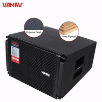 VAMAV NOVA LX1002 Système de sonorisation professionnel à line array actif, enceinte en bois, 800W RMS, 10 pouces, 800 W, DSP, compatible Bluetooth et TWS, pour concerts et bars
