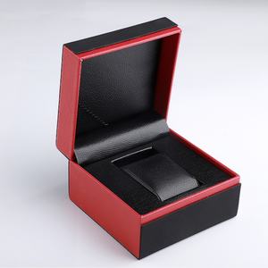 Boîte à montre carrée anti-poussière en cuir PU, emballage de luxe, prix de gros fabricant, logo personnalisé, OEM/ODM - Product Image 5