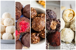 เครื่องขึ้นรูปลูกกลมอัตโนมัติแบบสามช่องรุ่น BNT-208V สำหรับทำลูกกลม<span class=keywords><strong>มะพร้าว</strong></span> ลูกกลมงา และลูกกลมเนื้อ - Product Image 4