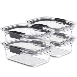 Couvercles en verre moyens transparents sans BPA et anti-fuite, 3.2 tasses, récipients alimentaires - Product Image 1