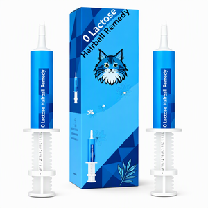 Pasta para la Eliminación de Bolas de Pelo en Gatos, Sin Lactosa, Prebióticos, Apoyo para la Salud de la Piel y el Pelaje, Suplemento para Mascotas, OEM ODM, 30 ml - Product Image 1