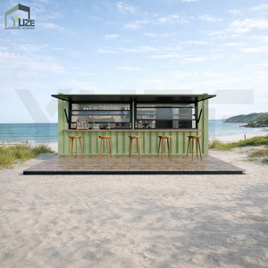Contenedor <span class=keywords><strong>de</strong></span> Comida Rápida Prefabricado Elegante Barra Móvil <span class=keywords><strong>de</strong></span> Acero en Contenedor <span class=keywords><strong>de</strong></span> Envío - Product Image 4