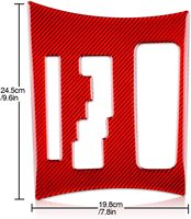 Autocollant de cadre de panneau de changement de vitesse de contrôle central de voiture en Fiber de carbone intérieur pour Dodge Charger 2010 2011 2012 2013 2014 accessoires