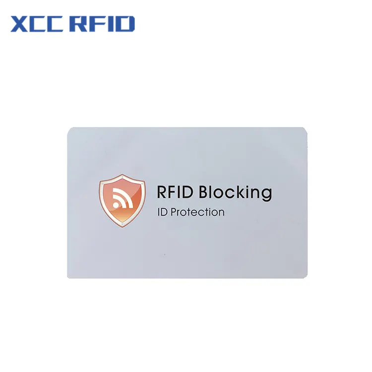 Factory Price Anti Theft Blocking Card RFID Credit Card Protector Anti Skimming Card