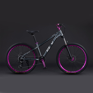 Bicicleta de Montaña BMX de 26 Pulgadas con Marco de Aleación de Aluminio de Buena Calidad y Adhesivos Decorativos, 9 Velocidades - Product Image 4