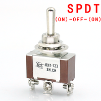 Interrupteur à bascule SPST SPDT 10A 250VAC 2 broches 3 broches On-off/on-on/on-off-on 3 positions 3 broches Interrupteur momentané DPDT Bakélite Instruments