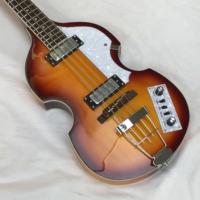 BBT Hofner Electric Bass Rosewood Fretboard Sunburst Color 4-String Mahogany Body in Stock Fast Shipping