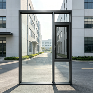 Deioux, fabricant de fenêtres à battants en gros, taille personnalisée, double vitrage, verre trempé, cadre en aluminium, économie d'énergie - Product Image 1