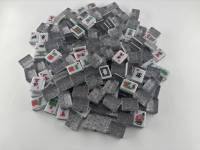 Ensemble de mahjong américain de luxe en acrylique noir à 2 couches de 32 mm, 160 pièces, jeux de société et cadeaux de luxe pour 4 personnes, expédié localement
