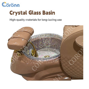 Sillón de Pedicura de Lujo para Spa de Pies con Masaje Eléctrico, Respaldo Ajustable y Sin Tuberías para Salón de Uñas - Product Image 4