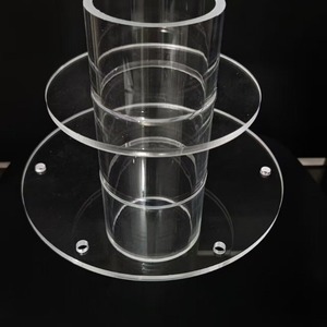 Composants d'appareil expérimental en tube PMMA - Fabrication et usinage OEM - Brides de tube acrylique transparent (marque Lucite) - Product Image 4