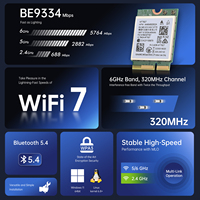 Módulo MediaTek MT7927 WiFi 7 Bluetooth 5.4 Tri Banda M.2 2230 de 5764 Mbps para Laptop, PC de Escritorio