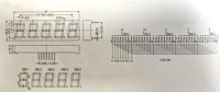 Afficheur LED à 7 segments à 5 chiffres de 0,56 pouce, lumière rouge, haute luminosité, pour module indicateur de comptage numérique
