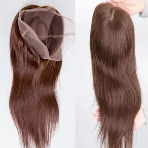 全瑞士蕾丝假发 2026 新款 - 5*5 真丝顶，优质人发，自然融合与时尚外观 - Product Image 2