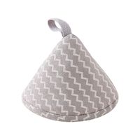 Couvre-casserole résistant à la chaleur pour la cuisine et gants triangulaires en lin résistants à la chaleur de style japonais, fabriqués en Chine
