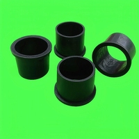 Manchon de protection en forme de T pour câble, gaine de câblage électrique en silicone noir à trou traversant, bouchon d'étanchéité creux à trou traversant
