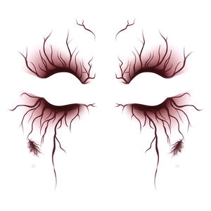 สติกเกอร์รอยสักฮาโลวีนฮาโลวีนน่ากลัวแต่งหน้าแตกตาและปากรอยสักกันน้ำสำหรับหน้าแขน - Product Image 6