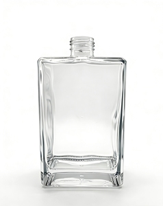Bouteilles à liqueur rectangulaires en verre de qualité supérieure, modernes, 500 ml, 700 ml, 750 ml, pour bourbon, scotch, tequila, <span class=keywords><strong>gin</strong></span> - Product Image 3