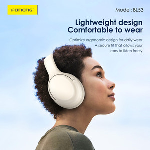 หูฟังไร้สาย Foneng BL53 บลูทูธ 5.3 แบบครอบหู สเตอริโอ พับได้ พร้อมไมโครโฟน สำหรับ iPhone และ Android - Product Image 6