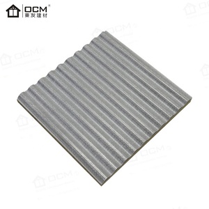Modèle de cannelure de panneau de revêtement de <span class=keywords><strong>ciment</strong></span> de <span class=keywords><strong>fibre</strong></span> d'art architectural pour des façades de bâtiment - Product Image 2