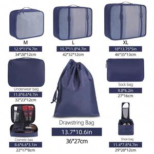 8 Pcs Travel Organiser Packing Ccubes for Clothes Shoes Toiletries Travel Luggage Organizers Storage <b>Bags</b> - Product Image 2