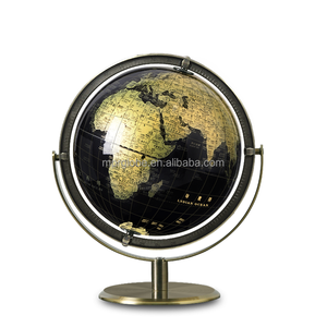 Trung Quốc Nhà Cung Cấp Đáng Tin Cậy 14Cm Cơ Sở Kim Loại Địa Lý Thế Giới Trang Trí - Product Image 1