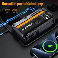 Portable 4 in 1 Battery Tire Inflators Power Station Kit Jump Starter with Air Pump